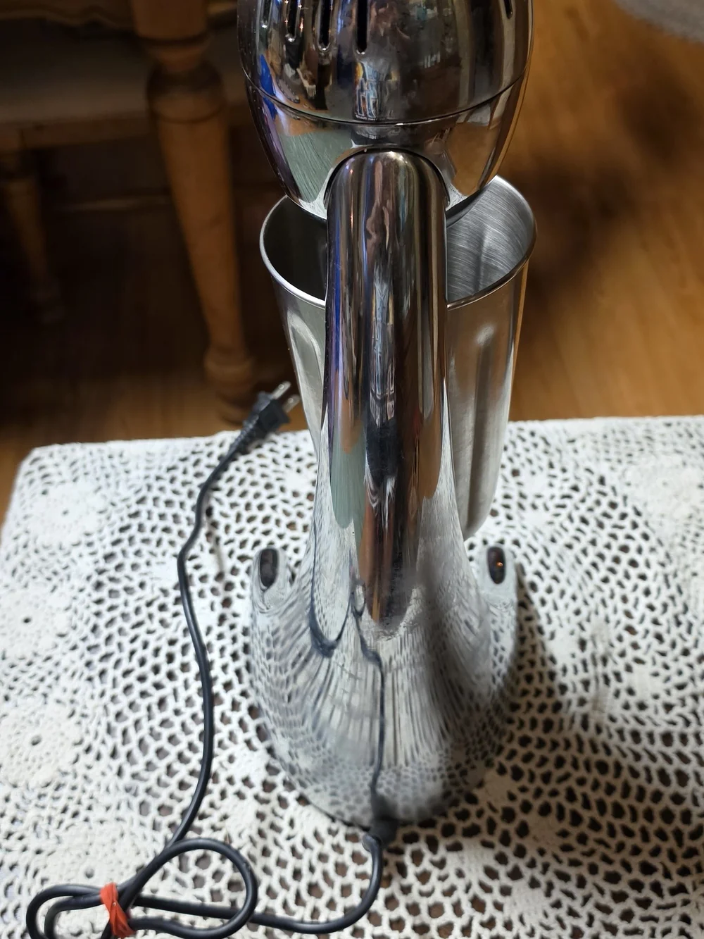 Oster 6627 Milkshake Mixer Vintage Stainless Steel Drink Mixer - Silver